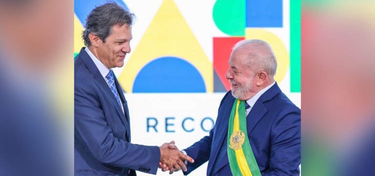 Lula e Fernando Haddad