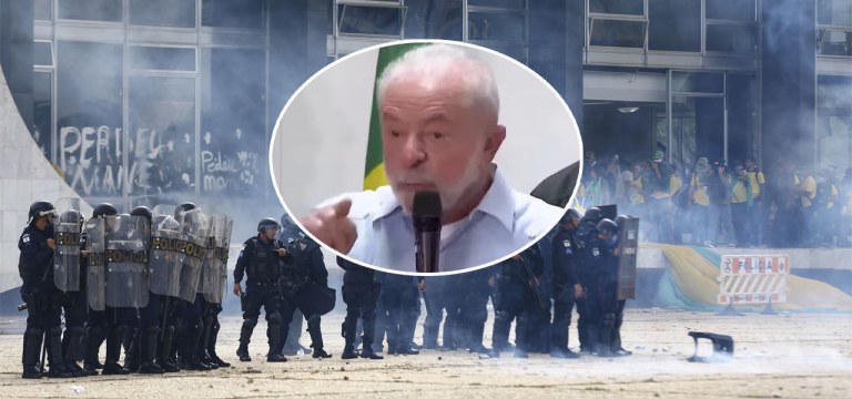 Lula e atos terroristas em Brasília - 08.01.2023