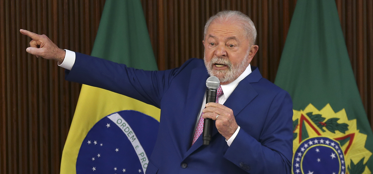 O presidente Luiz Inácio Lula da Silva