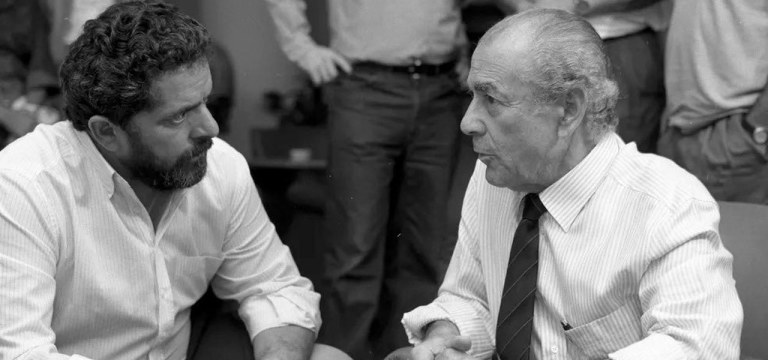 Luiz Inácio Lula da Silva e Leonel Brizola