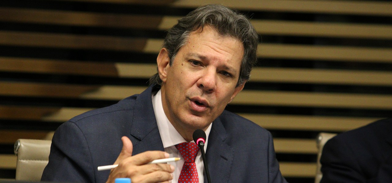 O ministro da Fazenda, Fernando Haddad, participa de reunião na Federação das Indústrias do Estado de São Paulo - Fiesp.