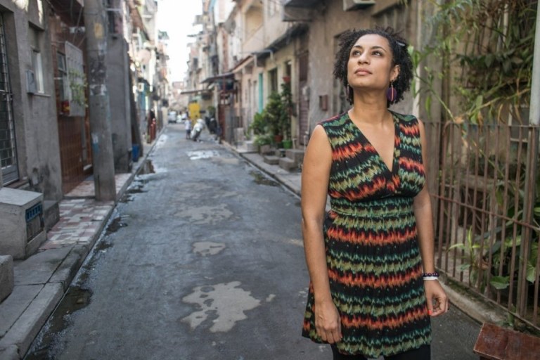 Marielle Franco é homenageada na Marcha Nacional Lula Livre