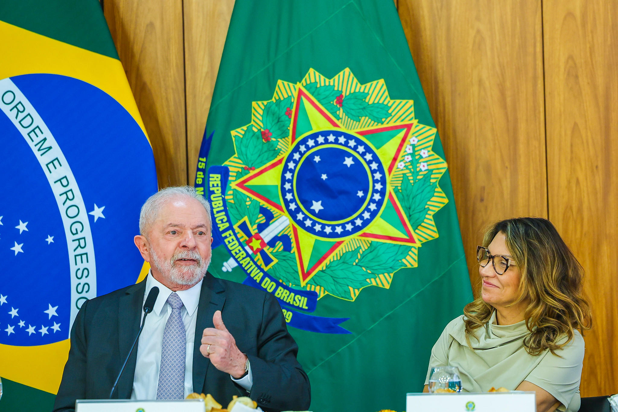 Luiz Inácio Lula da Silva e Janja Lula Silva