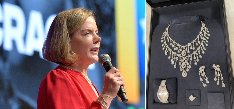 Presidente do PT, Gleisi Hoffmann