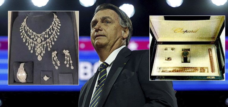 Jair Bolsonaro e joias