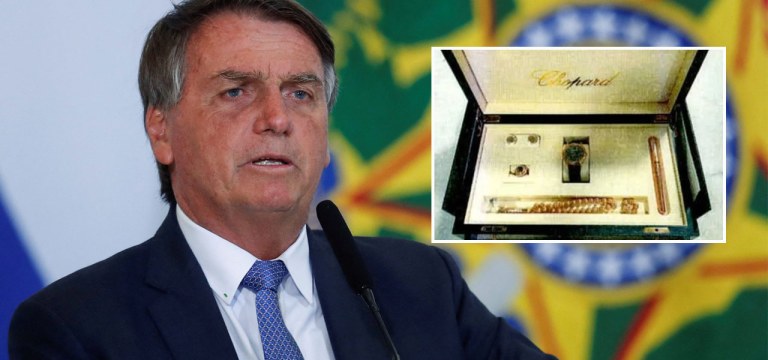 Jair Bolsonaro e joias