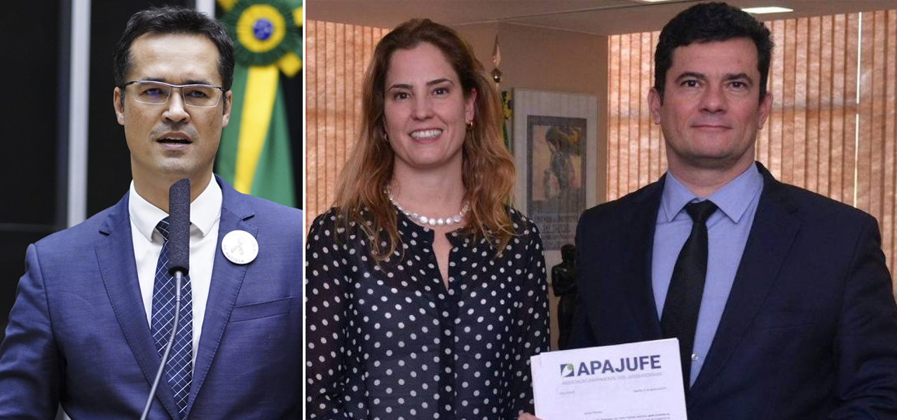 Da esq. para a dir.: Deltan Dallagnol, Gabriela Hardt e Sergio Moro
