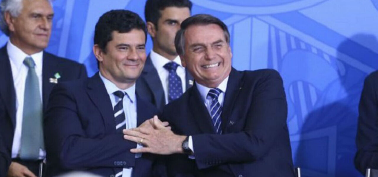 Sergio Moro e Jair Bolsonaro