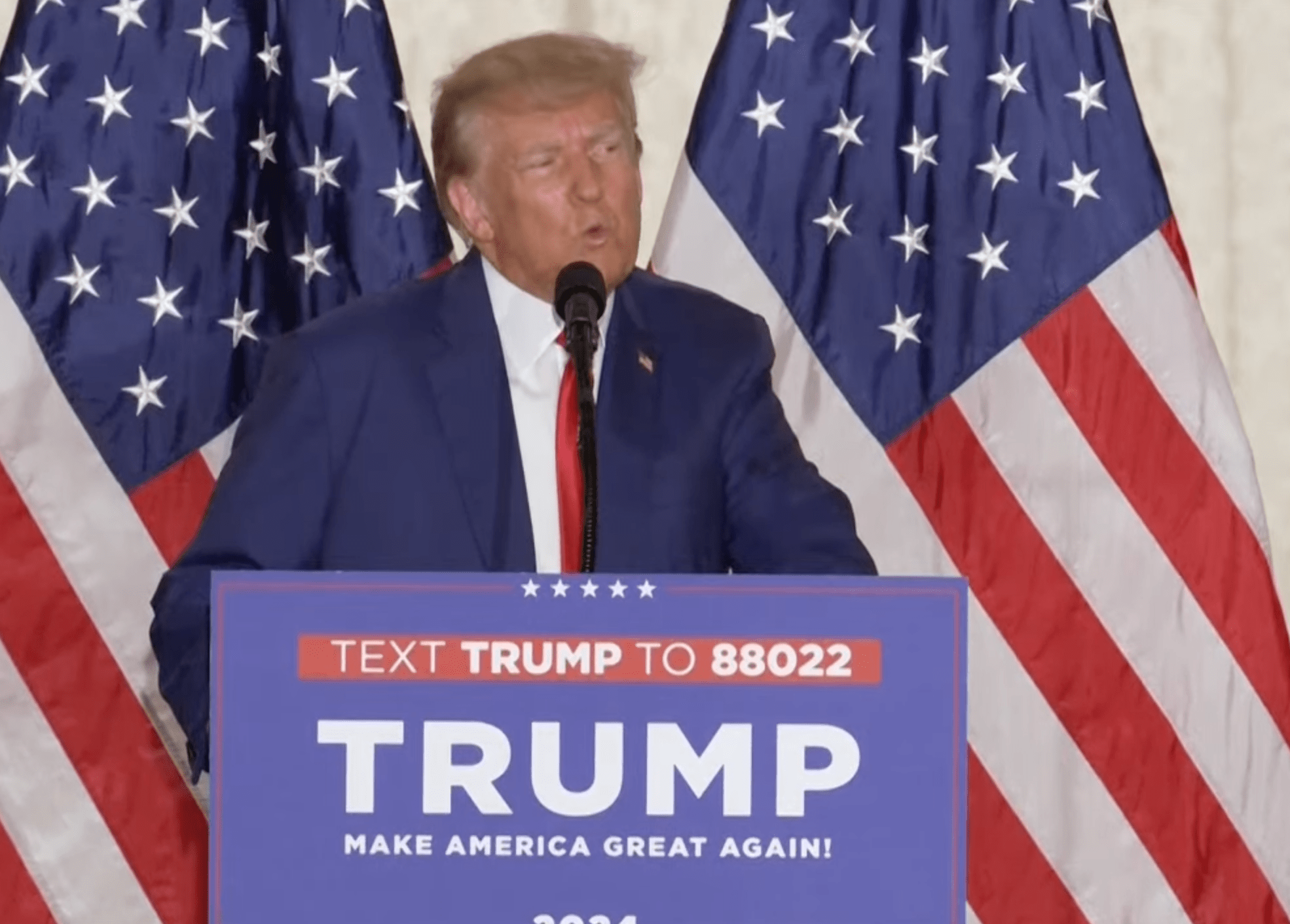 Donald Trump em campanha