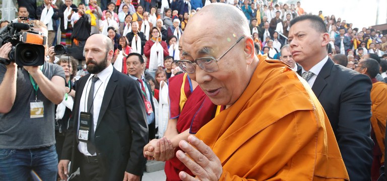 Líder espiritual tibetano Dalai Lama chega para visita ao Institito do Tibete em Rikon, na Suíça 21/09/2018