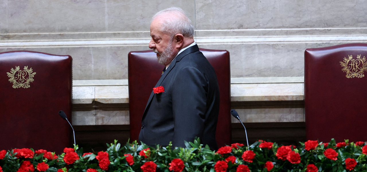 Presidente Luiz Inácio Lula da Silva no Parlamento de Portugal durante comemorações dos 49 anos da Revolução dos Cravos 25/04/2023