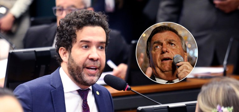 André Janones e Jair Bolsonaro