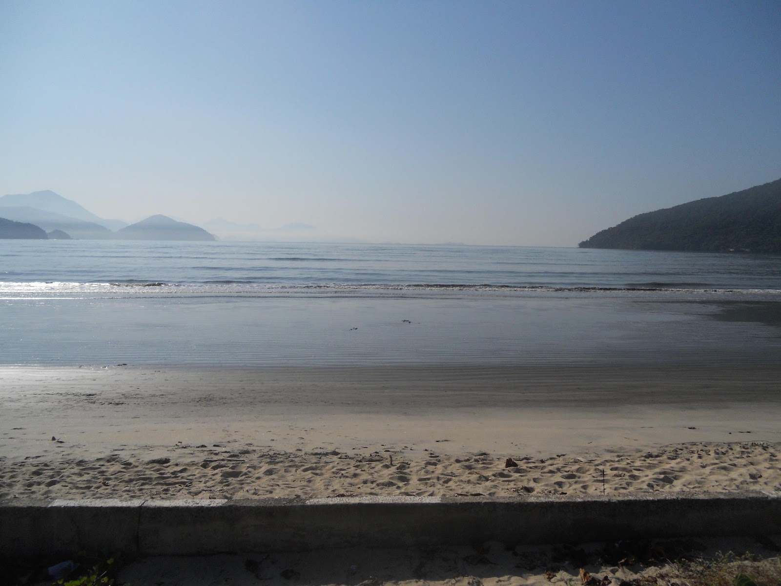 Vista do mar a partir da Praia do Itaguá, Ubatuba, Litoral Norte do Estado de São Paulo