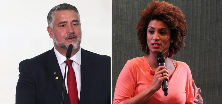 Paulo Pimenta e Marielle Franco