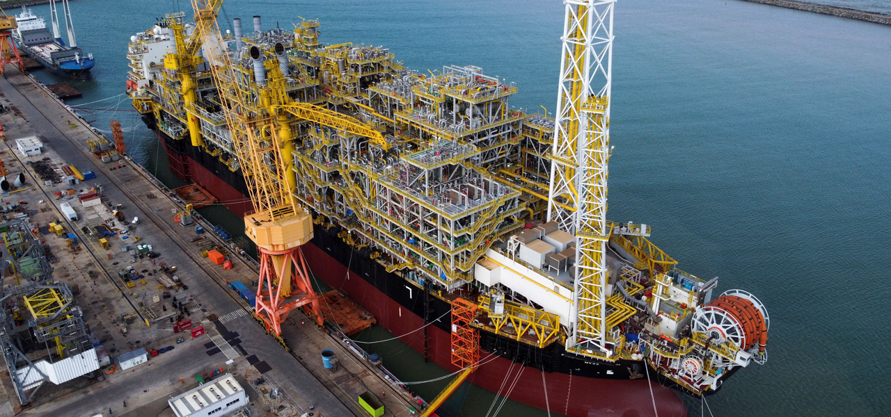 Visão de nova plataforma Anita Garibaldi, da Petrobrás