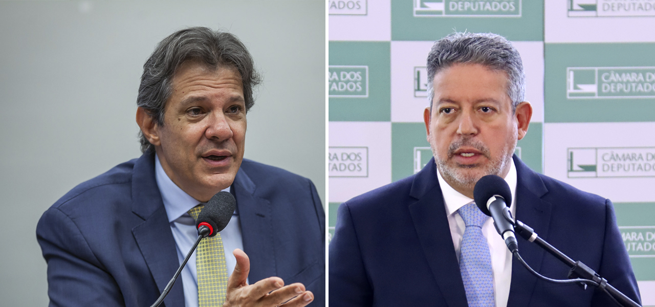 Fernando Haddad e Arthur Lira