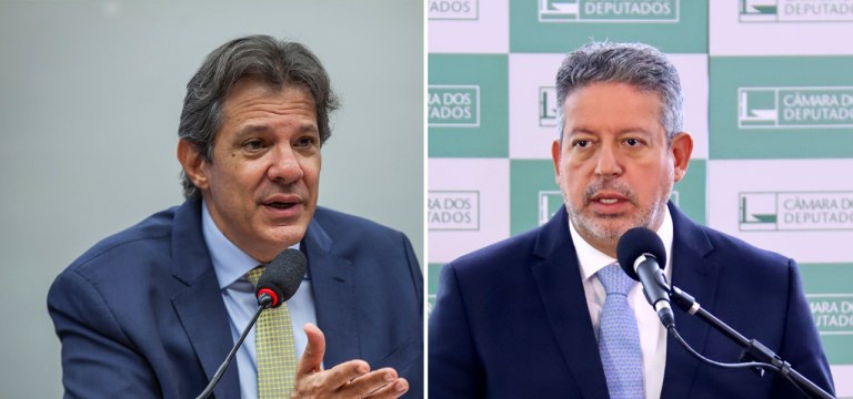 Fernando Haddad e Arthur Lira