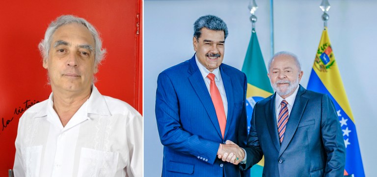 José Reinaldo Carvalho, Nicolás Maduro e Luiz Inácio Lula da Silva