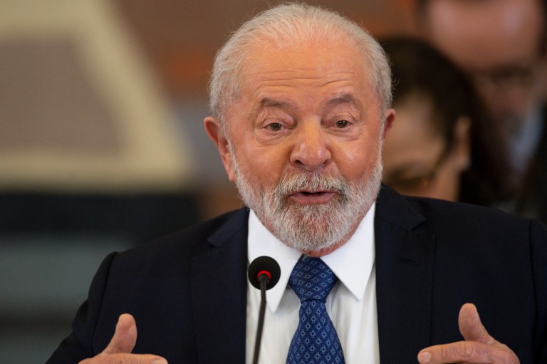 O presidente Luiz Inácio Lula da Silva se reúne com presidentes de países da América do Sul, no Palácio do Itamaraty. Foto: Marcelo Camargo/Agência Brasil