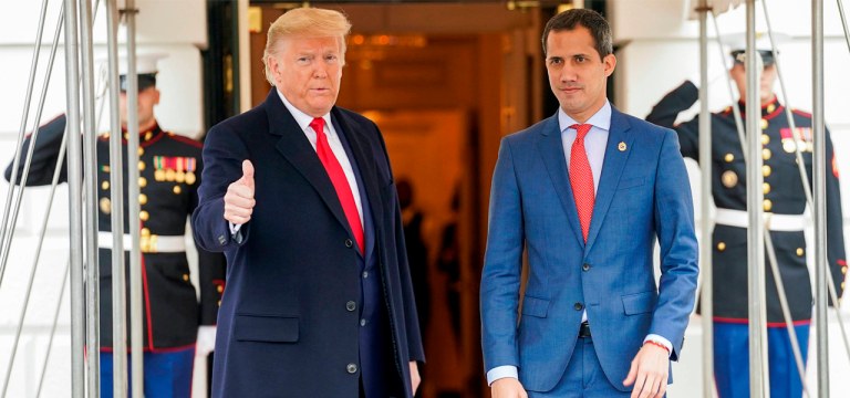 Trump e Guaidó