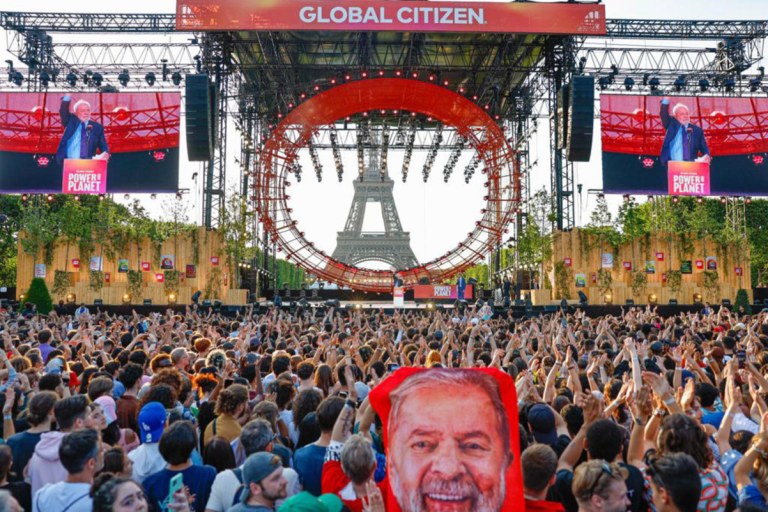 Paris, França, 22.06.2023 – Presidente Lula discursa no evento “Power Our Planet”, em Paris