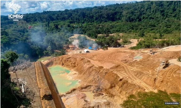 Garimpo na Amazônia