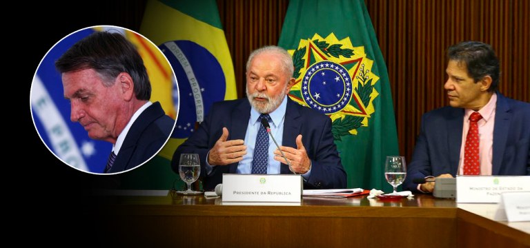 Jair Bolsonaro, Luiz Inácio Lula da Silva e Fernando Haddad
