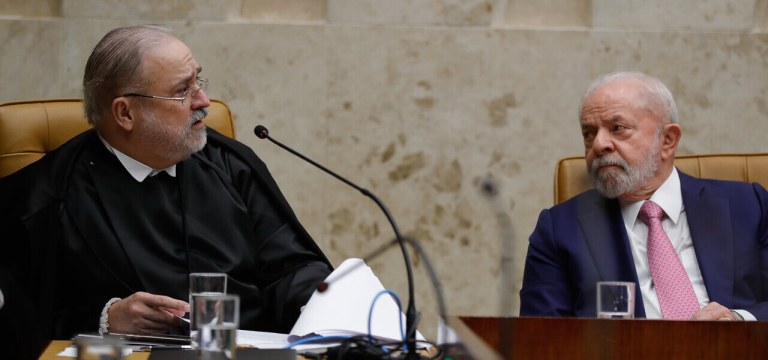 Augusto Aras e Lula