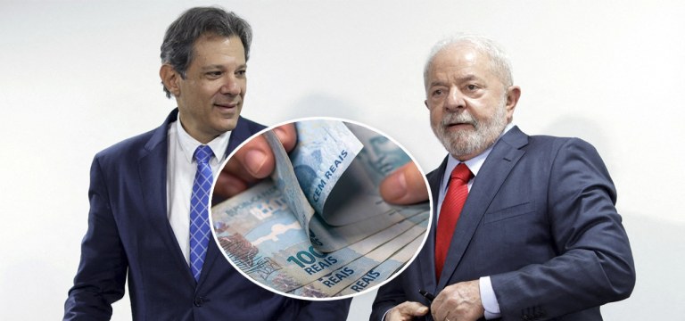 Fernando Haddad e Luiz Inácio Lula da Silva