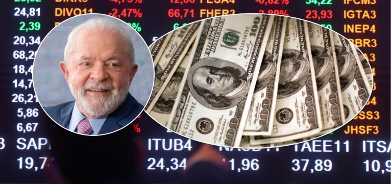 Lula, bolsa de valores e dólares