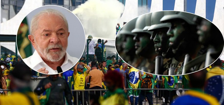 Lula, militares e os atos terroristas bolsonaristas de 8 de janeiro