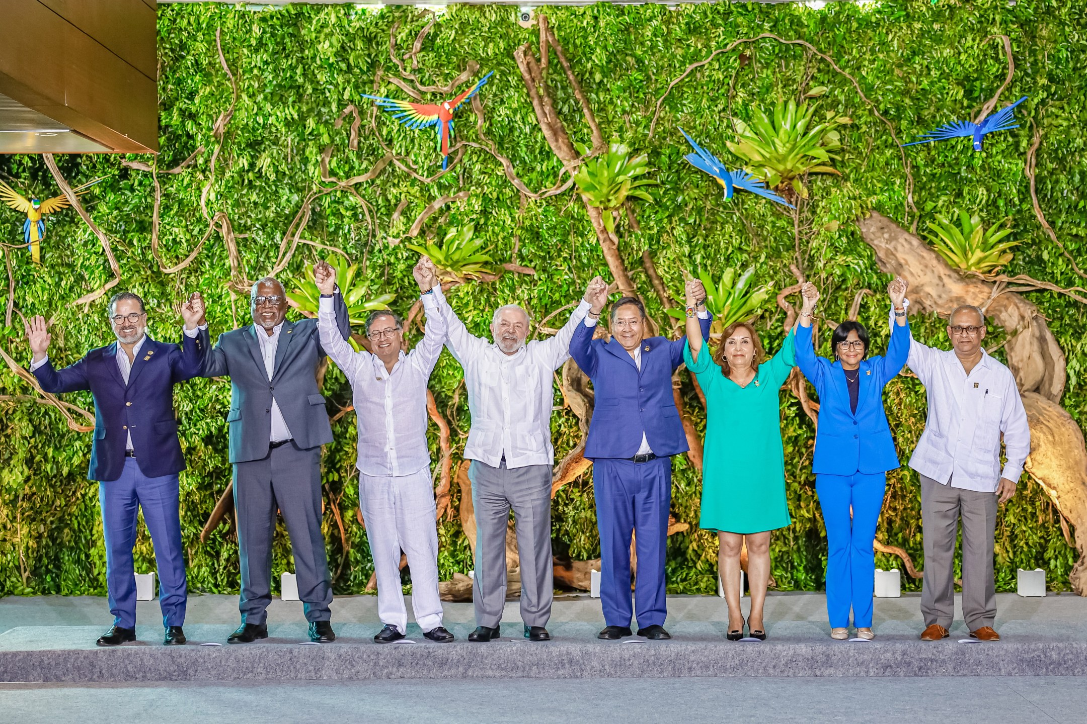 Belém (PA), 08.08.2023 - Presidente Lula participa da reunião dos Chefes de Estado e de Governo dos países signatários do Tratado de Cooperação Amazônica (TCA), em Belém (PA)