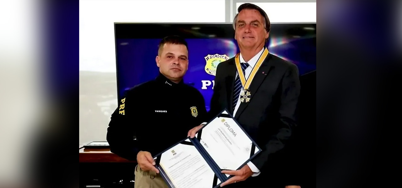Silvinei Vasques e Jair Bolsonaro