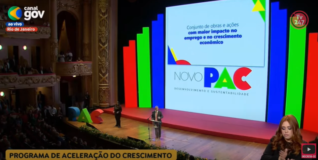 Lançamento do Novo Programa de Aceleração do Crescimento no Theatro Municipal do Rio de Janeiro 11/8/23
