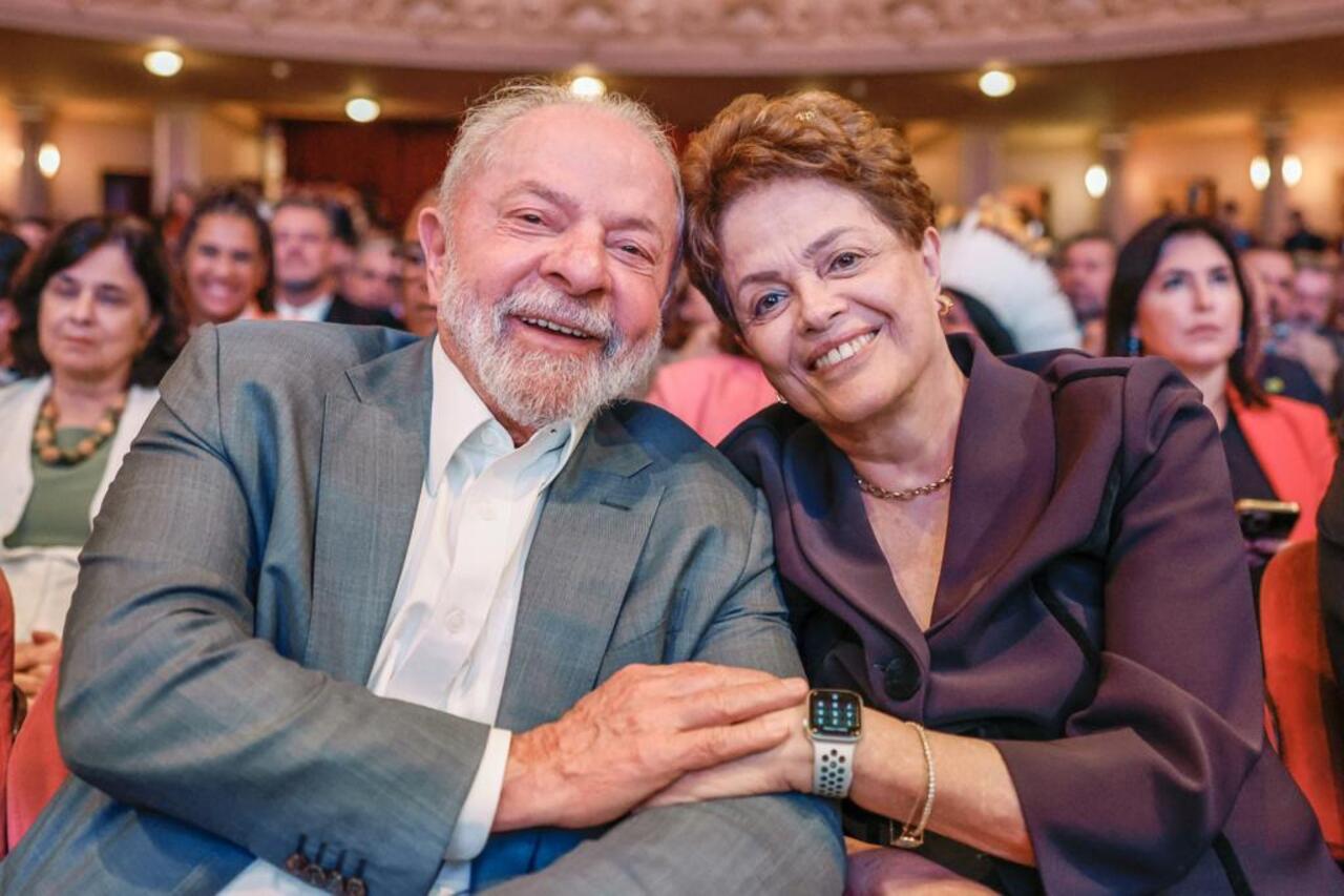 O presidente Lula e a ex-presidente Dilma Rousseff