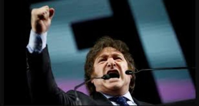 Javier Milei, candidato da extrema direita da Argentina