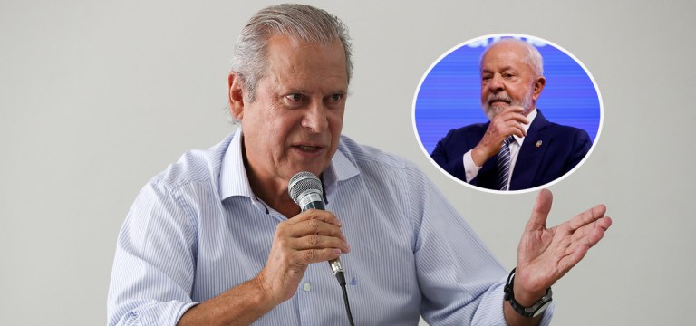 José Dirceu e Luiz Inácio Lula da Silva
