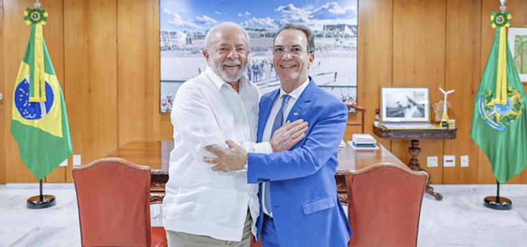Luiz Inácio Lula da Silva e Décio Lima