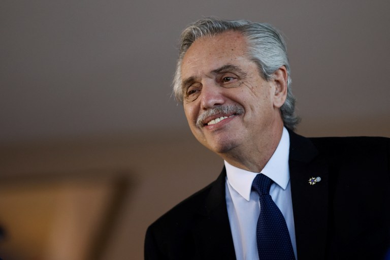 Presidente da Argentina Alberto Fernández