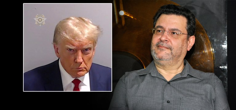 Rui Costa Pimenta e Donald Trump