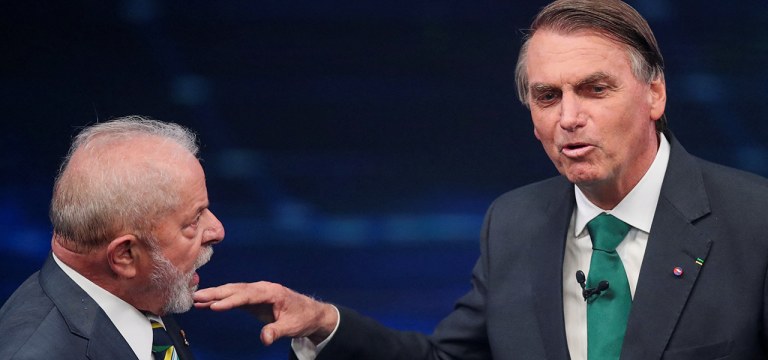 Luiz Inácio Lula da Silva e Jair Bolsonaro