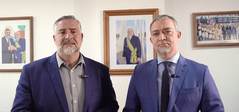 Paulo Pimenta e Edegar Pretto