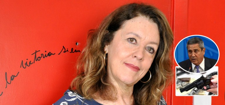 Helena Chagas, Braga Netto e uma arma