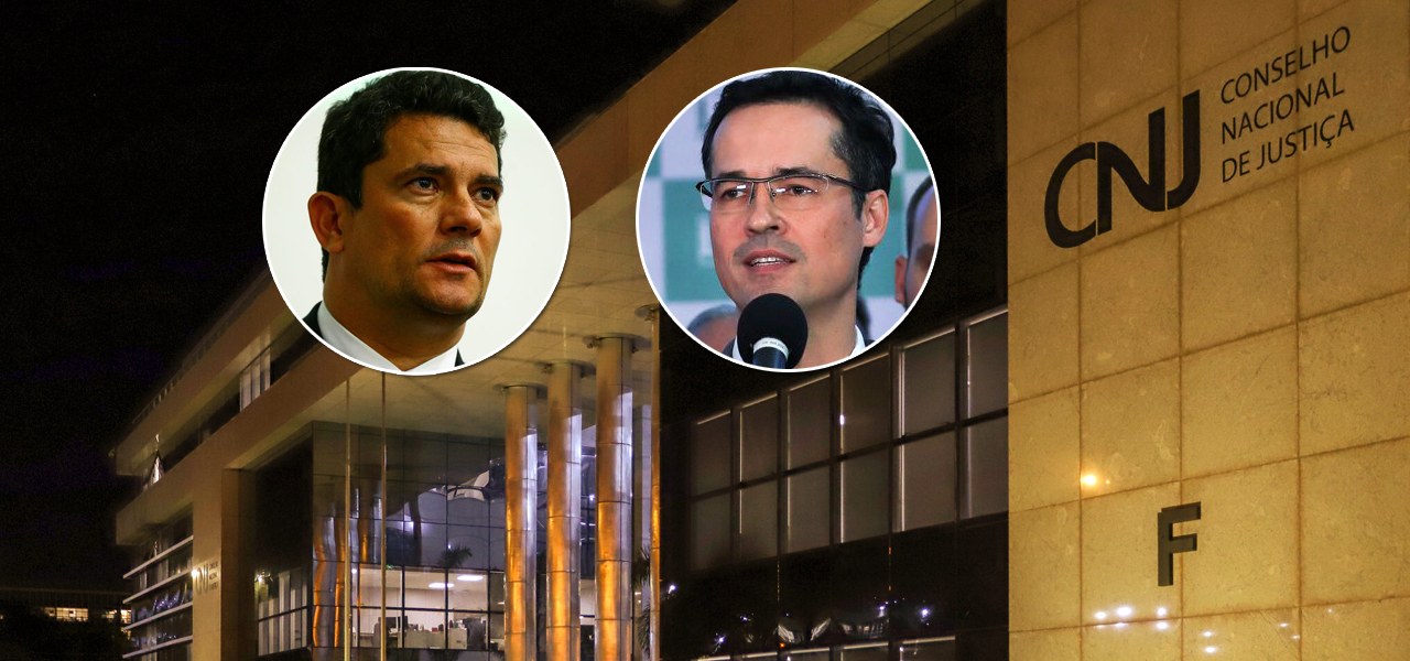 Sérgio Moro, Deltan Dallagnol e sede do Conselho Nacional de Justiça (CNJ)