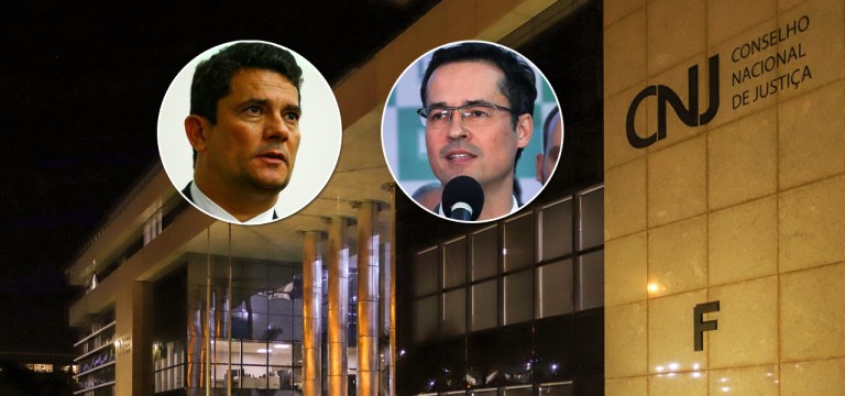 Sérgio Moro, Deltan Dallagnol e sede do Conselho Nacional de Justiça (CNJ)