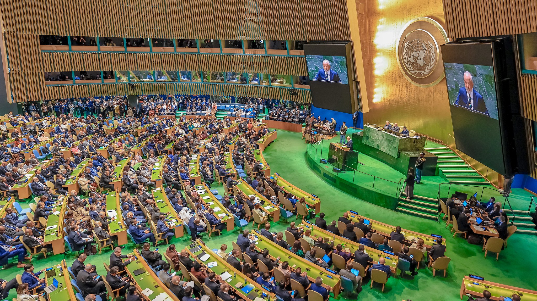 Presidente Luiz Inácio Lula da Silva discursa na abertura da 78ª Assembleia Geral da ONU - 19.09.23