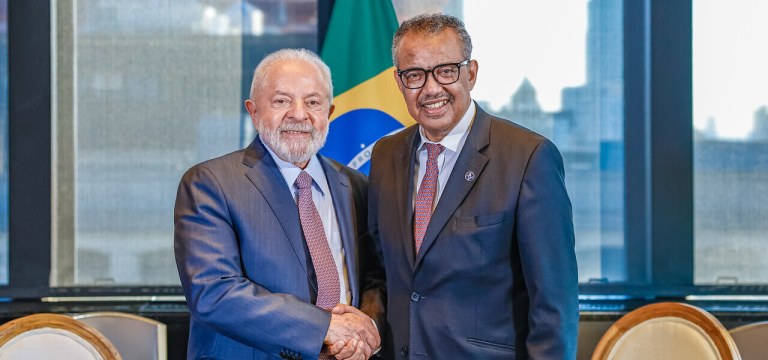 Lula e Tedros Adhanom Ghebreyesus