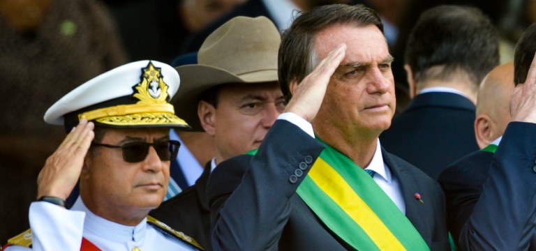 Almir Garnier Santos e Jair Bolsonaro