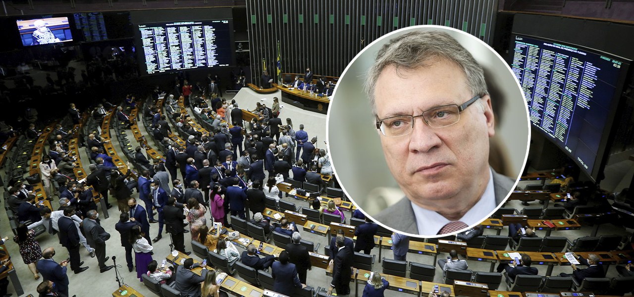 Plenário da Câmara e Eugênio Aragão
