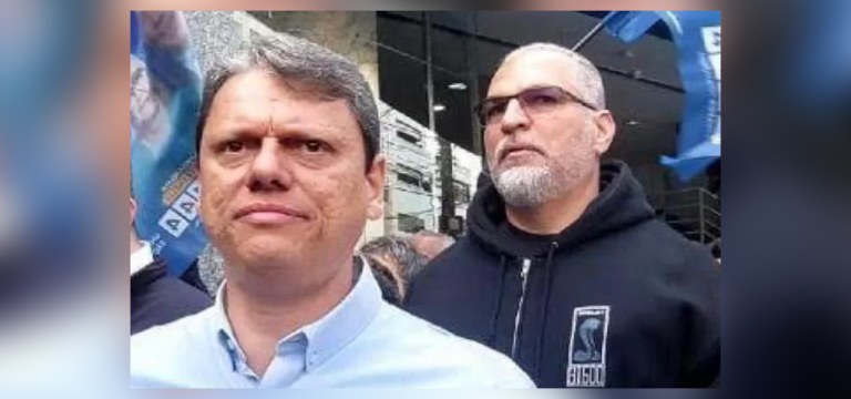 Tarcísio de Freitas e Fabrício Cardoso de Paiva